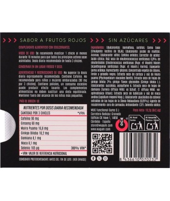 WUG climax - El complemento alimenticio que te ayuda a recuperar energía tras la noche BLISTER 8 UDS