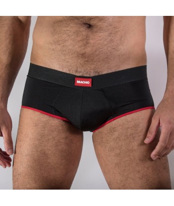 MACHO - MS24R CALZONCILLO BRIEF DARK ROJO XL