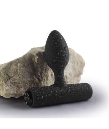 ROCKS-OFF - NOVA SOLARIS PLUG ANAL FINO RECARGABLE 16 FUNCIONES NEGRO
