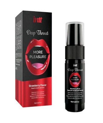 INTT - DEEP THROAT MORE PLEASURE SPRAY ORAL SABOR FRESA
