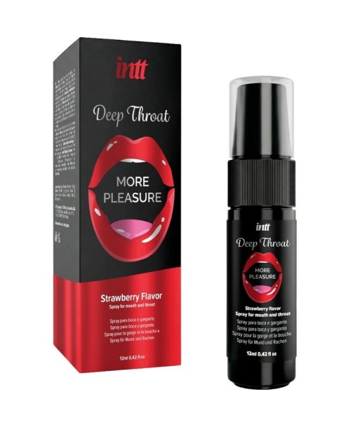 INTT - DEEP THROAT MORE PLEASURE SPRAY ORAL SABOR FRESA
