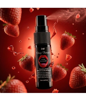 INTT - DEEP THROAT MORE PLEASURE SPRAY ORAL SABOR FRESA