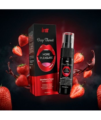 INTT - DEEP THROAT MORE PLEASURE SPRAY ORAL SABOR FRESA