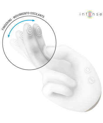 INTENSE - JIMMY ESTIMULADOR MULTIFUNCIÓN CON FORMA DE MANO, VIBRACIÓN Y CALOR