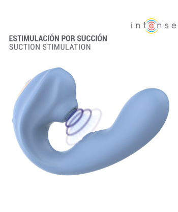 INTENSE - GINA ESTIMULADOR DE CLÍTORIS MULTIFUNCIÓN AZUL