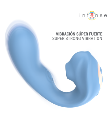 INTENSE - GINA ESTIMULADOR DE CLÍTORIS MULTIFUNCIÓN AZUL