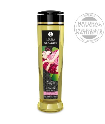 SHUNGA - ACEITE DE MASAJE ORGÁNICO FRAMBUESA 240 ML