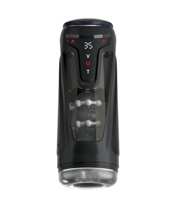 PDX ELITE - MASTURBADOR AUTOMÁTICO MOTO-BATOR PRO THRUSTING STROKER VIBRADOR Y CALOR 26.5 CM