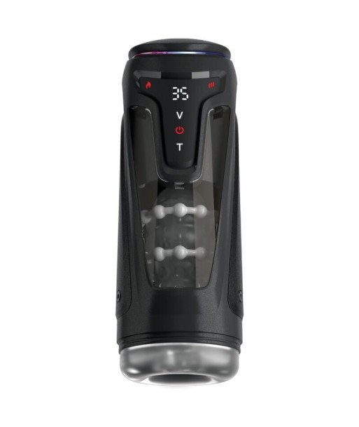 PDX ELITE - MASTURBADOR AUTOMÁTICO MOTO-BATOR PRO THRUSTING STROKER VIBRADOR Y CALOR 26.5 CM