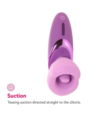FANTASY FOR HER - SUCCIONADOR DE CLÍTORIS CON VIBRACIÓN PLEASURE SUCKER MORADO