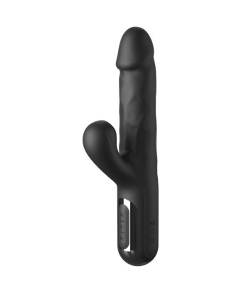 FETISH FANTASY SERIES - VIBRADOR RABBIT SONIX SILICONE THRUSTER NEGRO