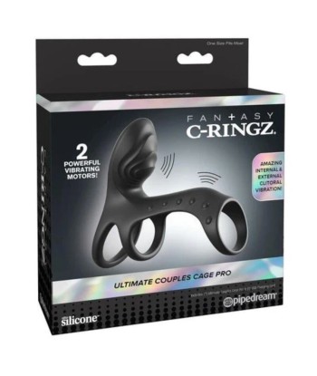 FANTASY C-RINGZ - ANILLO VIBRADOR PARA PAREJAS ULTIMATE COUPLES CAGE PRO 19.5 CM