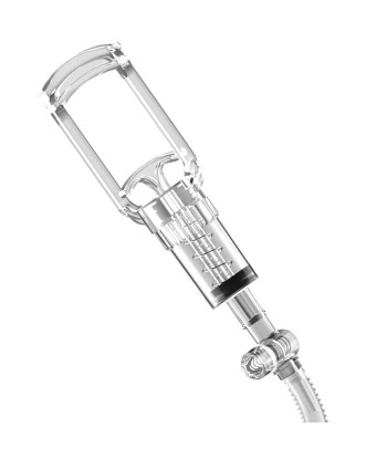 PDX ELITE - MASTURBADOR TRANSPARENTE VIEWTUBE VAC XXL CON BOMBA DE SUCCIÓN 27.3 CM