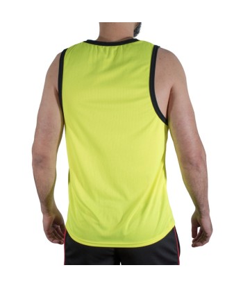 MACHO - CMV001 CAMISETA GYM AMARILLA S-M