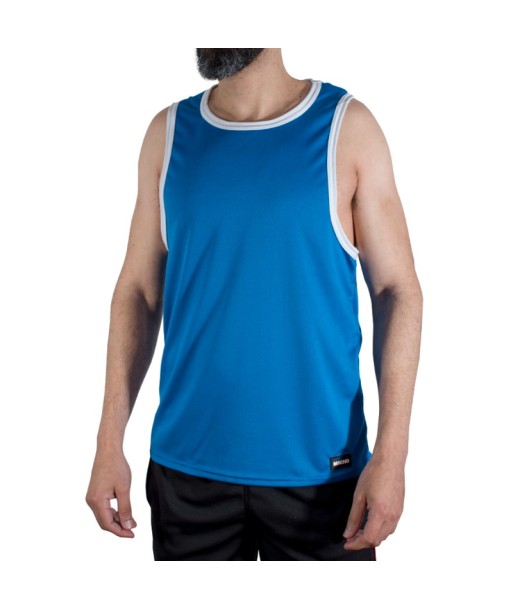MACHO - CMV002 CAMISETA GYM AZUL S-M