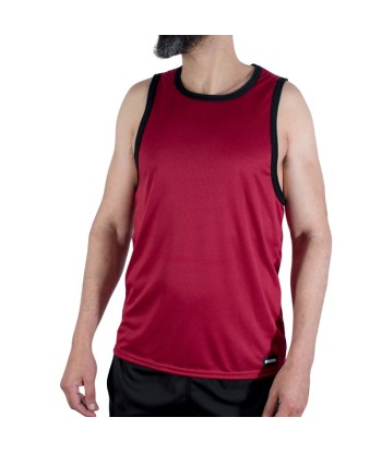 MACHO - CMV003 CAMISETA GYM GRANATE S-M