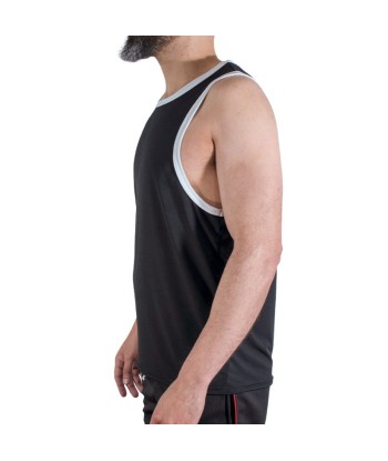 MACHO - CMV004 CAMISETA GYM NEGRA S-M