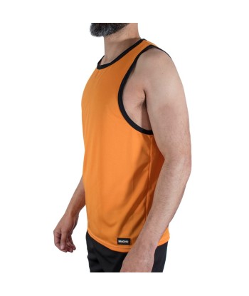 MACHO - CMV005 CAMISETA GYM NARANJA S-M