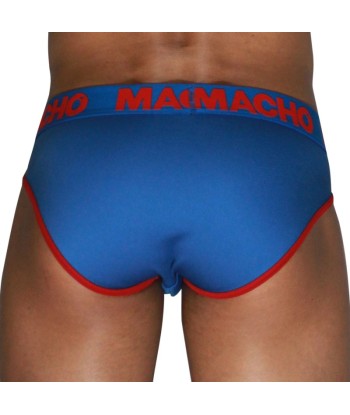 MACHO - MCH005 SLIP CLÁSICO AZULÓN ROJO S