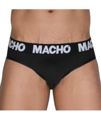MACHO - MCH007 SLIP CLÁSICO NEGRO NEGRO S