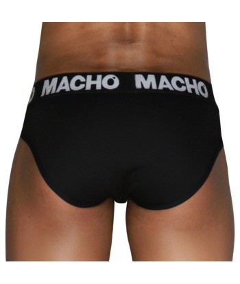 MACHO - MCH007 SLIP CLÁSICO NEGRO NEGRO S