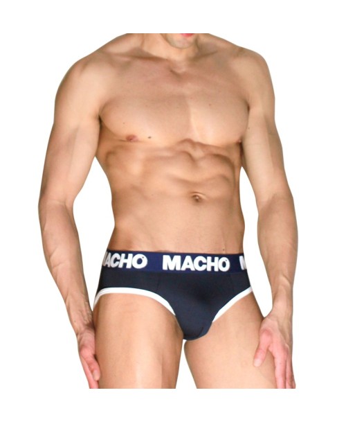MACHO - MCH008 SLIP CLÁSICO AZUL MARINO S