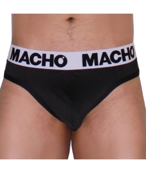 MACHO - MTG002 TANGA NEGRO-NEGRO S