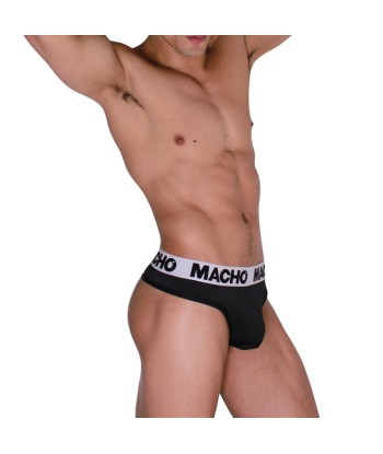 MACHO - MTG002 TANGA NEGRO-NEGRO S