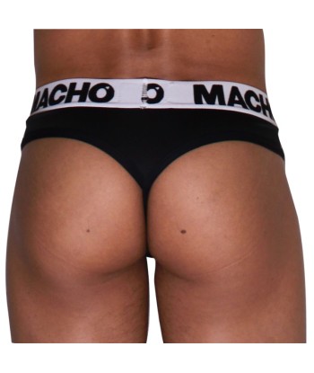 MACHO - MTG002 TANGA NEGRO-NEGRO S
