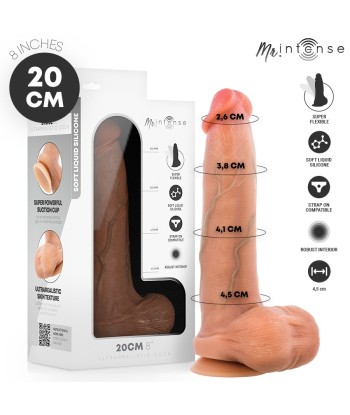 MR INTENSE - BRUCE M DILDO SILICONA 20 CM -Ø- 4.5 CM