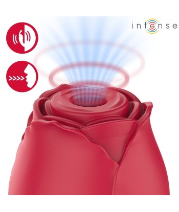 INTENSE - CAMELLIA ROSA SUCCIONADOR DE CLÍTORIS POR ONDAS BURDEOS