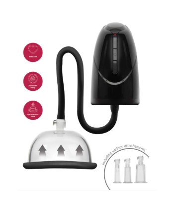 SHE.E.O - BOMBA AUTOMÁTICA DE VACÍO PARA VAGINA Y CLÍTORIS NEGRA