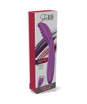 SHE.E.O - VIBRADOR TAPPING PUNTO G MORADO