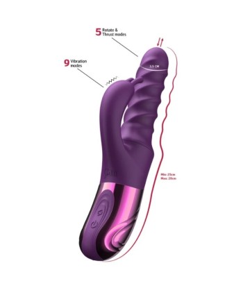 SHE.E.O - VIBRADOR RABBIT SWIRL MORADO