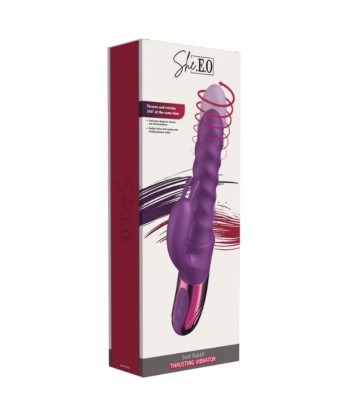 SHE.E.O - VIBRADOR RABBIT SWIRL MORADO