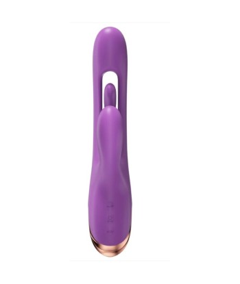 SHE.E.O - VIBRADOR RABBIT PUNTO G CON MOVIMIENTO DIGITAL MORADO