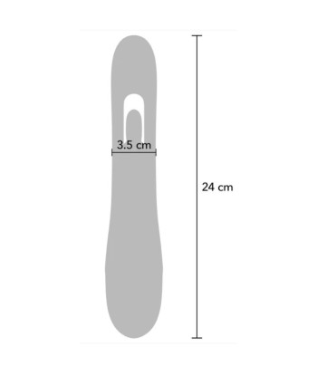 SHE.E.O - VIBRADOR RABBIT PUNTO G CON MOVIMIENTO DIGITAL MORADO
