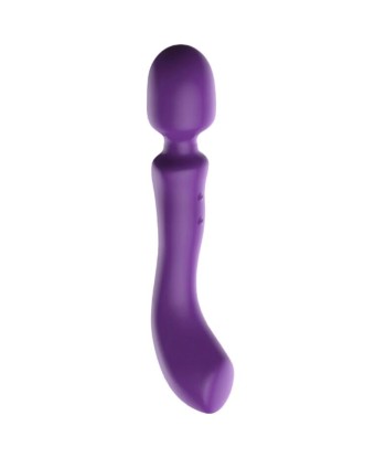 SHE.E.O - WAND MASAJEADORA VIBRADORA DE DOBLE EXTREMO MORADA