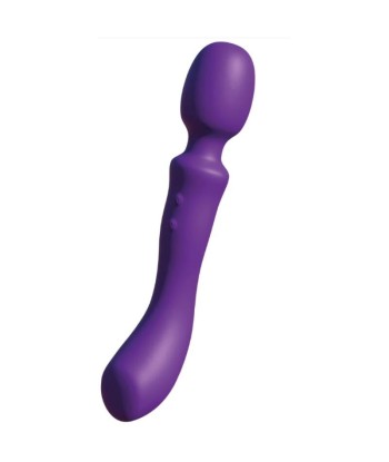 SHE.E.O - WAND MASAJEADORA VIBRADORA DE DOBLE EXTREMO MORADA