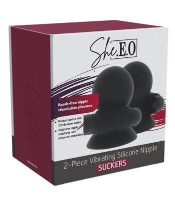 SHE.E.O - SUCCIONADORES DE PEZONES VIBRADORES RECARGABLES