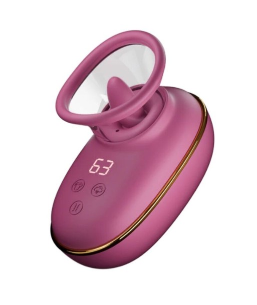 SHE.E.O - BOMBA AUTOMÁTICA ESTIMULADORA DE CLÍTORIS CON EFECTO LICKING MORADA
