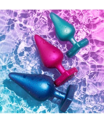 ROMP - LUSTER KIT DE ENTRENAMIENTO ANAL S-M-L CON BASE EN FORMA DE CORAZÓN