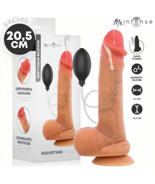 MR INTENSE - DANNY DILDO EYACULADOR SILICONA 20.5 CM -Ø- 4 CM