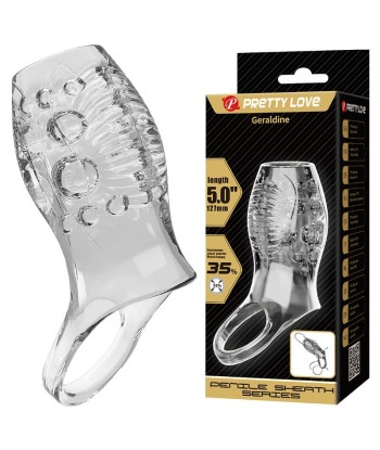PRETTY LOVE - GERALDINE FUNDA ENGROSADORA TEXTURIZADA TRANSPARENTE