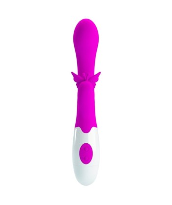 PRETTY LOVE - BUTTERFLY KISS VIBRADOR RABBIT 30 FUNCIONES MORADO