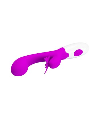 PRETTY LOVE - BUTTERFLY KISS VIBRADOR RABBIT 30 FUNCIONES MORADO