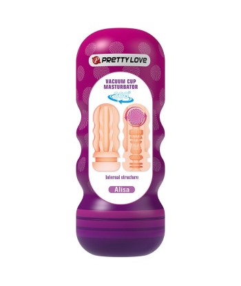 PRETTY LOVE - ALISA MASTURBADOR VAGINA CON VENTOSA Y TEXTURAS INTERNAS
