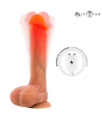 MR INTENSE - BRADLEY DILDO VIBRADOR CON EFECTO CALOR Y CONTROL REMOTO 21 CM -Ø- 4.2 CM