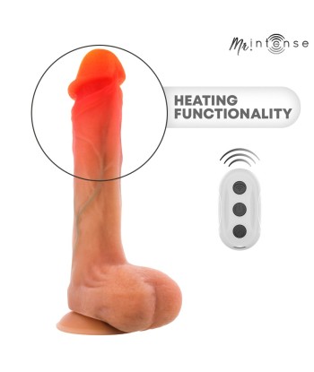 MR INTENSE - BRADLEY DILDO VIBRADOR CON EFECTO CALOR Y CONTROL REMOTO 21 CM -Ø- 4.2 CM
