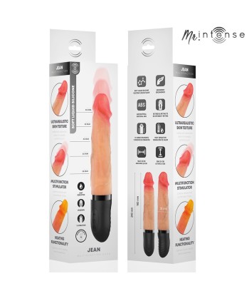 MR INTENSE - JEAN VIBRADOR UPandDOWN CON EFECTO CALOR 24 CM -Ø- 3.8 CM